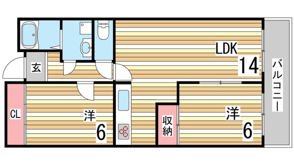 ガーネット森北町の物件間取画像